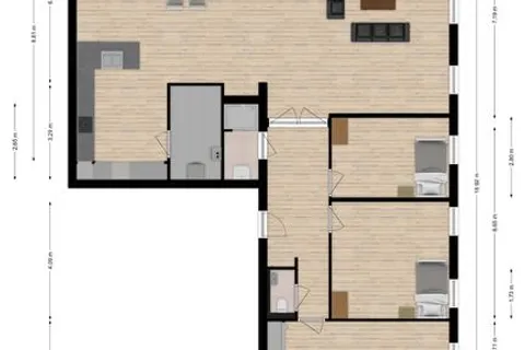 Plattegrond 1 van Westpoint 134