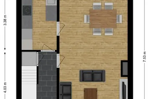Plattegrond 1 van Van Lawickhof 23