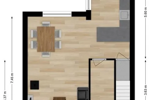 Plattegrond 1 van Eikstraat 47
