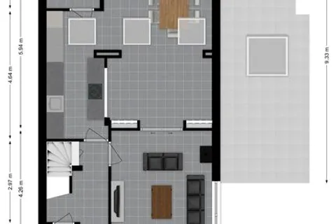 Plattegrond 1 van Sint Jorisstraat 6