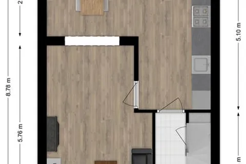 Plattegrond 1 van Brasemstraat 23