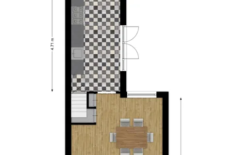 Plattegrond 1 van Rosmolenplein 44