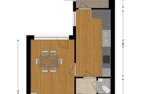 Plattegrond 1 van Dillenburglaan 61