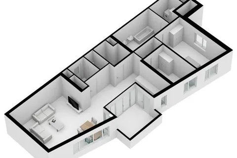 Plattegrond 1 van Piusplein 28-42
