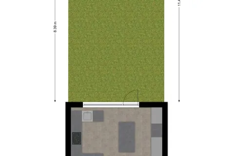 Plattegrond 1 van Anton Ebbenhof 12