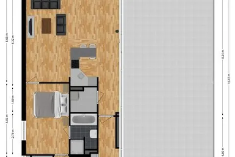 Plattegrond 1 van Varsseveldstraat 90