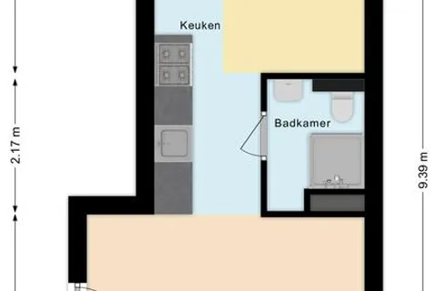 Plattegrond 1 van Telegraafstraat 27-01