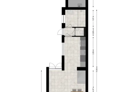 Plattegrond 1 van Bisschop Masiusstraat 47