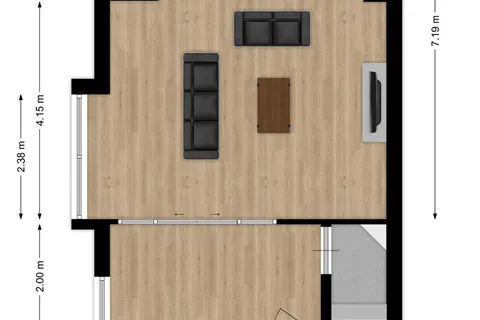 Plattegrond 1 van Veenendaalstraat 123