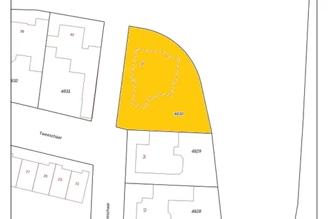Plattegrond 1 van Tweeschaar 56