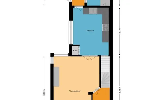 Plattegrond 1 van Gerardus Majellastraat 60