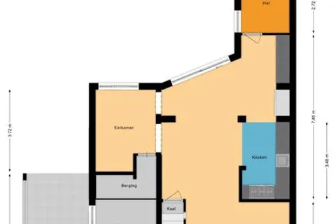 Plattegrond 1 van Baroniepad 6