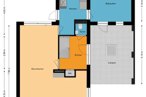 Plattegrond 1 van Beverdonk 3