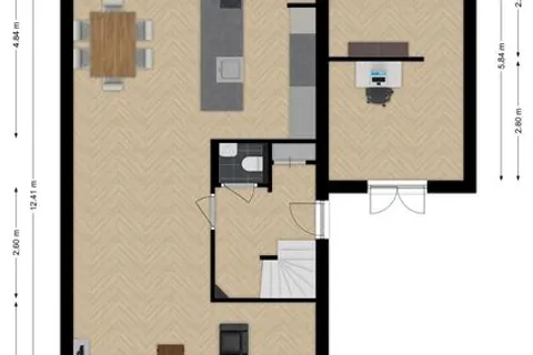 Plattegrond 1 van Novicenstraat 2