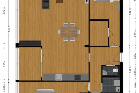Plattegrond 1 van Westpoint 69