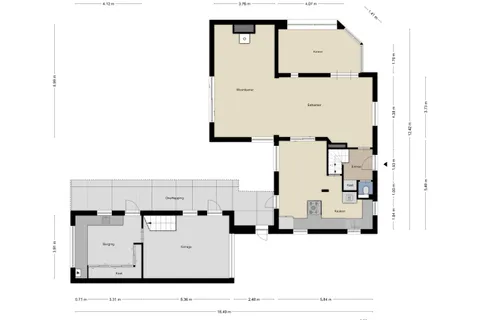 Plattegrond 1 van Wildertsedijk 49