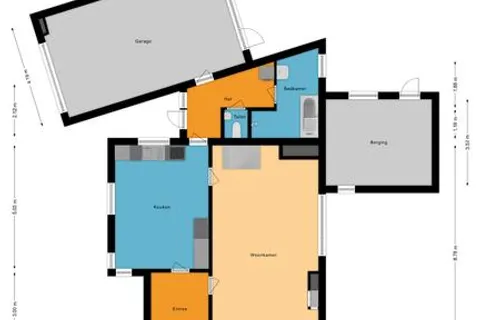 Plattegrond 1 van Gerardus Majellastraat 2B