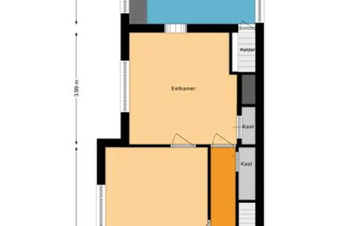 Plattegrond 1 van Meester Janssenweg 15