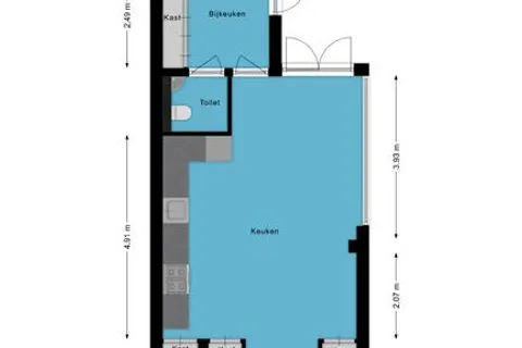 Plattegrond 1 van Emmastraat 35