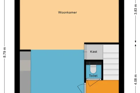 Plattegrond 1 van Duikerstraat 5
