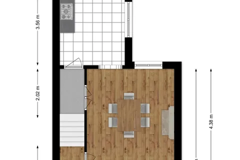 Plattegrond 1 van Molenbochtstraat 77