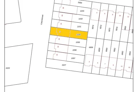 Plattegrond 1 van Calandstraat 22