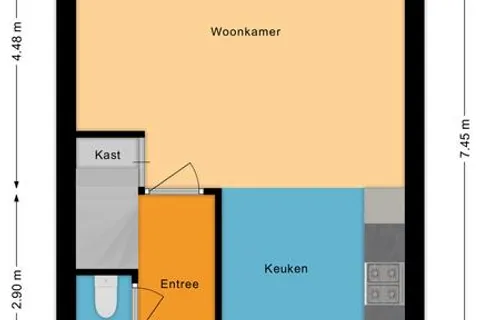 Plattegrond 1 van Paukenlaan 4