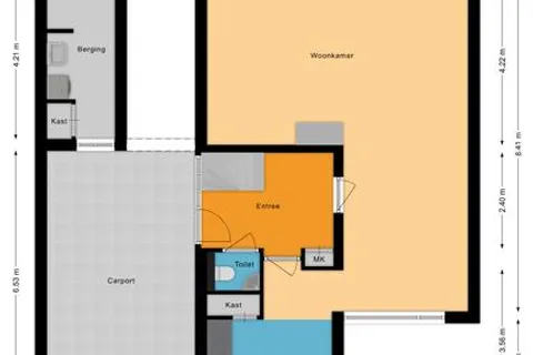 Plattegrond 1 van Hollandse Tuin 7