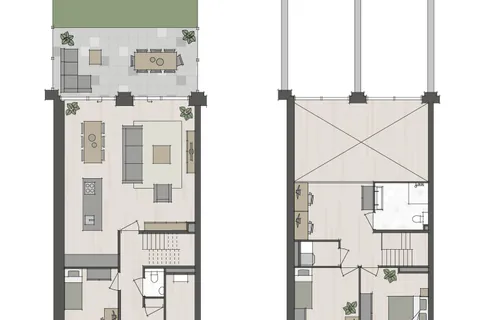 Plattegrond 1 van Heuvel 1A