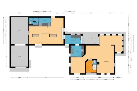 Plattegrond 1 van Achterhuizen 2A