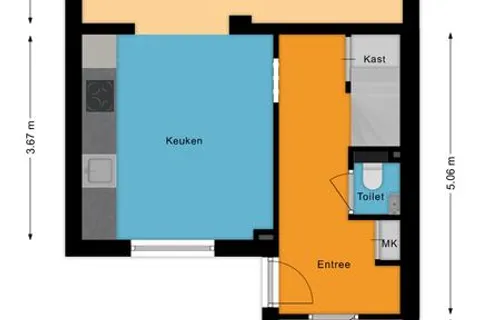 Plattegrond 1 van Kaardebol 26