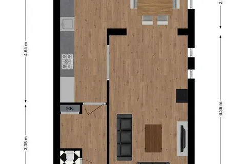 Plattegrond 1 van Coba Pulskenslaan 16