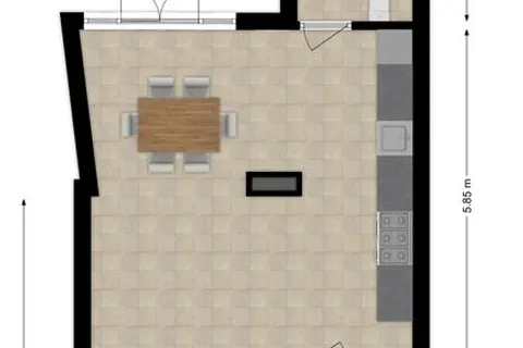 Plattegrond 1 van Jan Evertsenstraat 41