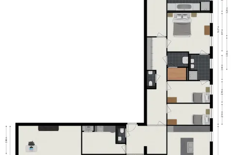 Plattegrond 1 van Westpoint 148