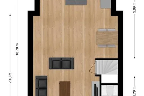 Plattegrond 1 van Scarlattistraat 80