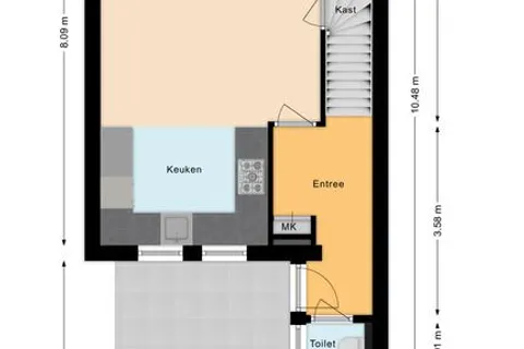 Plattegrond 1 van Schutsboom 3