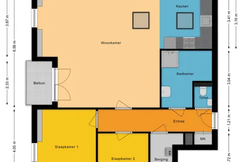 Plattegrond 1 van Hoge Ham 46G