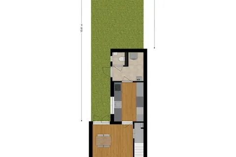 Plattegrond 1 van Heile Schoorstraat 25