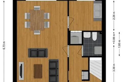 Plattegrond 1 van Lucas Meijerstraat 23