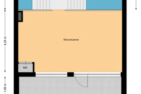 Plattegrond 1 van Achter de Bergen 28