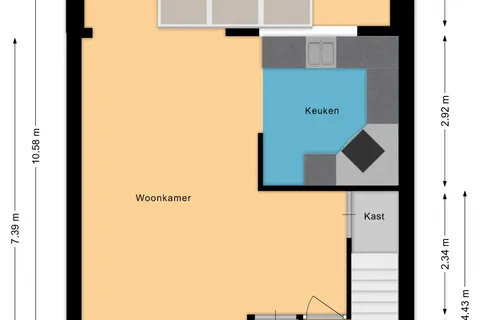 Plattegrond 1 van Noorderlaan 131
