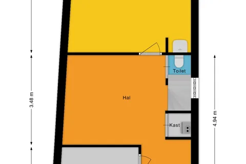 Plattegrond 1 van Anton van Duinkerkenstraat 35