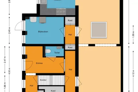 Plattegrond 1 van Gerardus Majellastraat 24