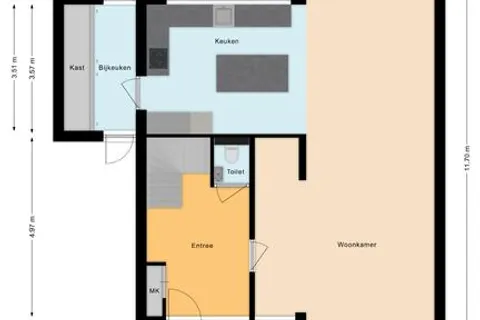 Plattegrond 1 van Damast 7