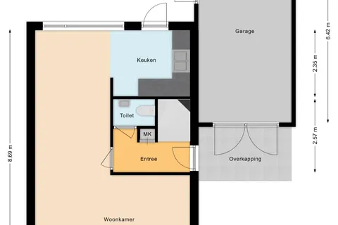 Plattegrond 1 van Botsehei 24