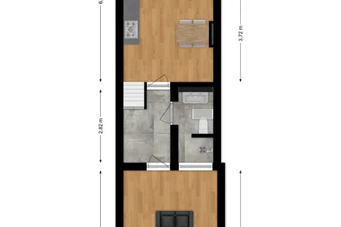 Plattegrond 1 van Nieuwstraat 156
