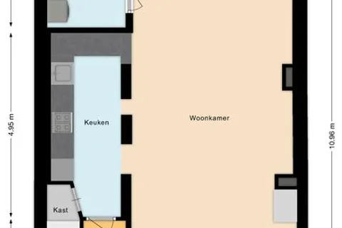 Plattegrond 1 van Nuenenseweg 6