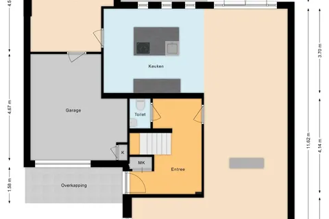 Plattegrond 1 van Bosrand 85