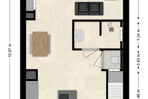 Plattegrond 1 van Christinahof 4