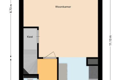 Plattegrond 1 van Vestingwal 25